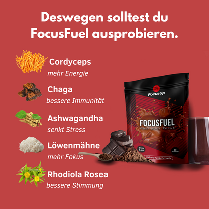 FocusFuel | Mehr Fokus und weniger Stress mit einem Löffel